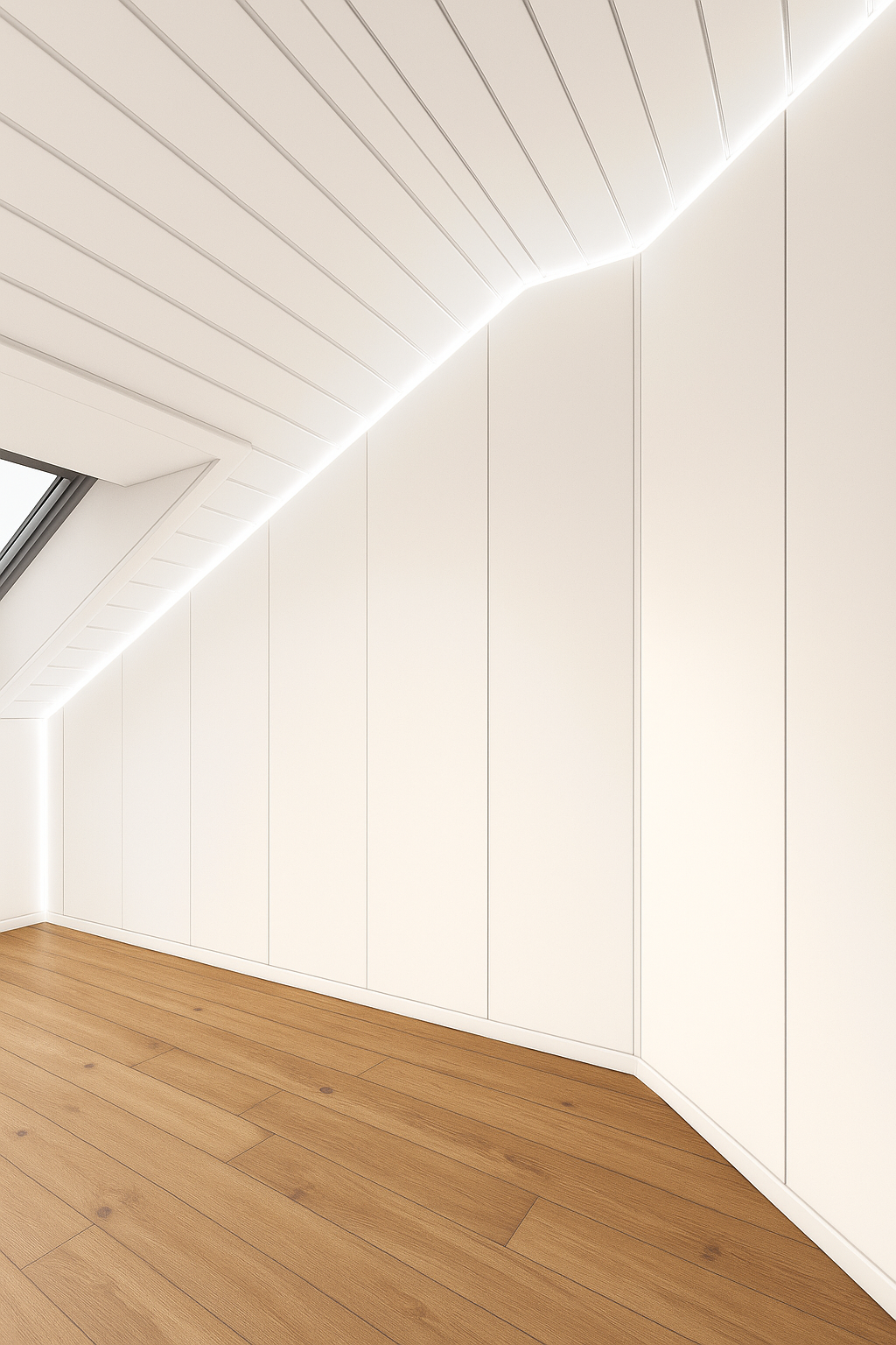Projektbild: weißer Einbauschrank